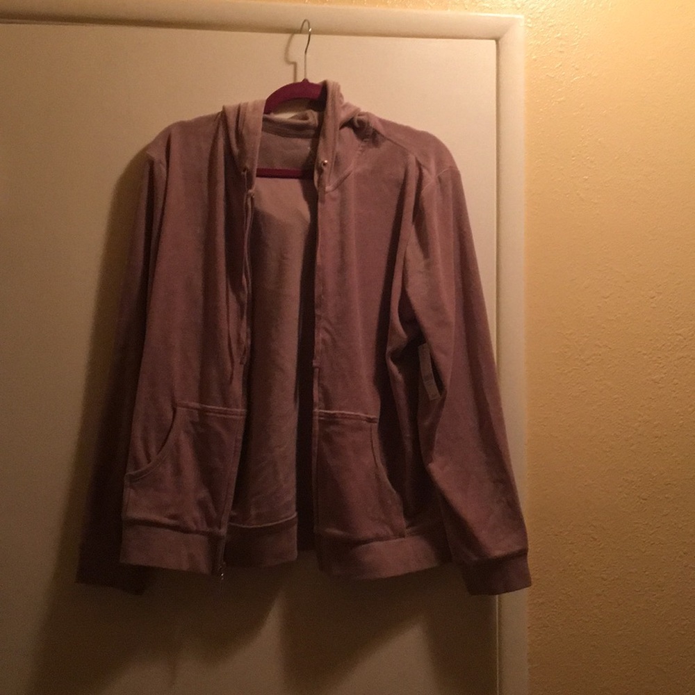 Velour ZIP Up Hoodie
